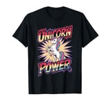 Unicorn Power Enthusiasts Magical Rainbow Vibes Energy T-Shirt