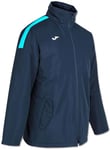 Joma 4XS Anorak Trivor Mixte, Bleu Marine/Turquoise Fluo