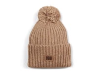 UGG Boy's K Chunky Pom Cuff Hat, Camel, O/S UK