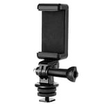 NEEWER Phone Holder / Hot Shoe Mount Adapter Kit Compatible with Action Camera GoPro Hero 11 10 9 8 7 6 5 DJI OSMO Action Action 2 iPhone13 Pro Max Samsung, Attaching on DSLR Camera or Ring Light