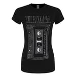 Nirvana Womens/Ladies Come As You Are Tape Cotton T-Shirt - L