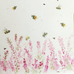 Bee and Flowers Eco Friendly Love Country Blank Seed Card & Gift in One by Sarah