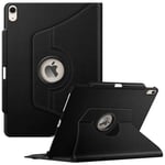 FINTIE Coque pour iPad Air 13 Pouces 2024 M2 (A2898 / A2899 / A2900) - [Rangement de Stylet] Coque Rotative à 360° Étui Pivotant, Housse Veille/Réveil Automatique, Noir