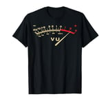 Retro Classic VU Meter Vintage Stereo Music Lover Men Women T-Shirt