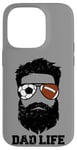 iPhone 14 Pro Soccer Football Dad Messy Hair Beard Soccer Football Dad Case