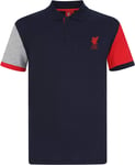 Liverpool FC Mens Polo Shirt Crest Official Football Gift