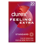 Préservatif Standard Feeling Extra Durex - La Boîte De 20 Préservatifs