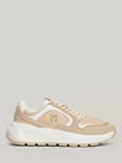 Tommy Hilfiger Leather Chunky Runner Trainers, Misty Blush