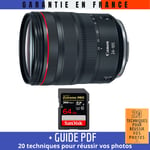 Canon RF 24-105 mm f/4L IS USM + 1 SanDisk 64GB Extreme PRO UHS-II 300 MB/s + Guide PDF '20 TECHNIQUES POUR RÉUSSIR VOS PHOTOS