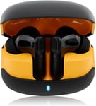 Écouteurs Bluetooth 5.3 Avec Enc, Hifi Stéréo, Autonomie 40 Heures, Contrôle Tactile, Design Léger Et Imperméable, Casque Sans Fil Universel Pour Smartphone Et Pc, Noir Jaune[X1867]