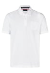 Daniel Hechter Polo en Jersey, Blanc, XL Homme