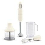 Smeg HBF03CRUK Cream 3-in-1 Hand Blender + Accessories