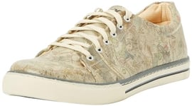 DOGO Homme Cuir Vegan Multicolore Baskets - Astronomy Map Motif-43