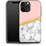 caseable Apple iPhone 12/12 Pro Mobile Phone Case - Premium Protective Case with Shock-Absorbing Inner Layer and Scratch-Resistant Surface - Colourful Design & All-Round Print - Marble Slice - Marble