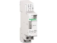 Schneider Electric Automatisk Trapphiss, 1No 16A, Spolspänning 230V, Lysrör/Lampa Max. 2000W, Inställningsområde 1-7 Min., Din-Skena, 18Mm Bred