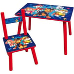 FUN HOUSE PAT'PATROUILLE Table H 41,5 cm x l 61 cm x P 42 cm avec une chaise ...