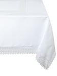 Violet Linen Treasure Nappe rectangulaire en Dentelle Blanc 177,8 x 355,6 cm