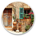 2 x Vinyl Stickers 30cm - Charming Old House Spain  #44556