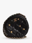 Pre-loved CHANEL 2018-2019 Lucky Charms Lambskin Coin Purse, Black