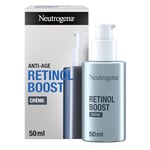 Neutrogena | Crème Anti-Âge Retinol Boost (flacon-pompe de 50 ml) – Soin du visage pour combattre les signes visibles de l'âge – Crème pour le visage enrichie en rétinol
