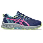 ASICS PRE Venture 9 GS Sneaker, DEEP Ocean/HOT Pink, 2 UK