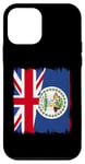 iPhone 12 mini UK Belize Flag United Kingdom Belizean Flags Souvenir Case