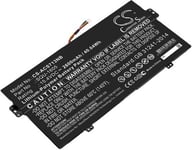 Kompatibelt med Acer Swift 7 SF713-51-M4FA, 15.4V, 2600 mAh