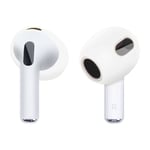 Apple AirPods 3 Silikon Earbuds Tips skyddsfodral - Transparent Vit