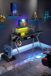 Ergonomic 2 Tier Gaming Computer Office Desk