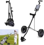 YANG Chariot De Golf Pliable À 2 Roues Une Seconde pour Ouvrir Et Fermer,White