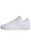 adidas Homme Advantage Base 2.0 Shoes, Cloud White/Cloud White/Collegiate Green, 46