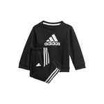 adidas Mixte bébé Bos Jog Ft Combinaison, Noir Blanc, 6 mois EU