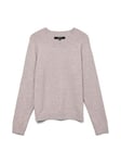 VERO MODA Womens Doffy O Neck Jumper Woodrose XS