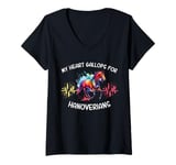 Womens Hanoverian ECG Horse Riding Hanoverian V-Neck T-Shirt