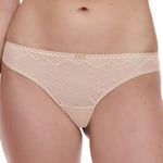 Chantelle Trosor Origins Lace Thong Beige nylon 44 Dam