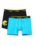 Sloggi Men's Start Pacman C2p Shorts, Blue - Dark Combination, 32 UK