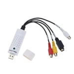 KeRestoQuebec Umei-Adaptateur USB 2.0,Compatible HDMI vers RCA,Convertisseur Audio Vidéo,Câbles PC,TV,DVD,Dispositif de Capture VHS - Type white