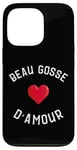 Coque pour iPhone 13 Pro Beau gosse d'amour Cadeau homme fête de l'amour