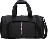 Tommy Hilfiger Sac Week-End Homme Corp Duffle Bagage Cabine, Noir (Black), Taille Unique