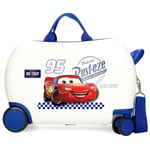 Disney Joumma Bags, Cars RD Trip, Valise Cabine, Valise pour Enfant, fabriquée en ABS, matériau Rigide et léger, Roues Doubles de Rotation multidirectionnelle, Fermeture à Combinaison latérale.,