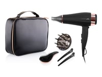 Suszarka Eta Eta | Hair Care Gift Set | Eta732090020 Fenité | 2200 W | Number Of Temperature Settings 3 | Ionic Function | Diffuser Nozzle | Juodas Edition