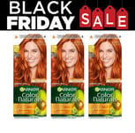 Pack de 3 couleurs de cheveux Garnier Color Naturals 7,40 Passionate Copper