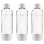 3-pack AGA AQVIA PET-flaska, 1L (Vit)