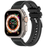 Armbånd til Apple Watch Series 9 4244/45/49mm - Sort