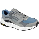 Skechers Global MEMORY FOAM Mens - Grey - Size UK 8