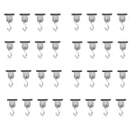 32-Pack RV fortelt lys klips, RV party lys holder, bobil fortelt krok