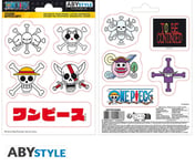 One Piece Sticker Emperors Skulls 16x11cm 10st