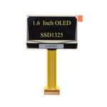 1,6 tuuman 24PIN SPI keltainen OLED-näyttö SSD1325 Drive IC 128*64 rinnakkaisliitäntä