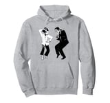 Retro Funny Frankenstein Monster And Bride Dancing Halloween Pullover Hoodie