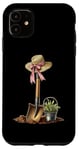 Coque pour iPhone 11 Pelle de jardinage avec nœud Coquette pour la fête des mères